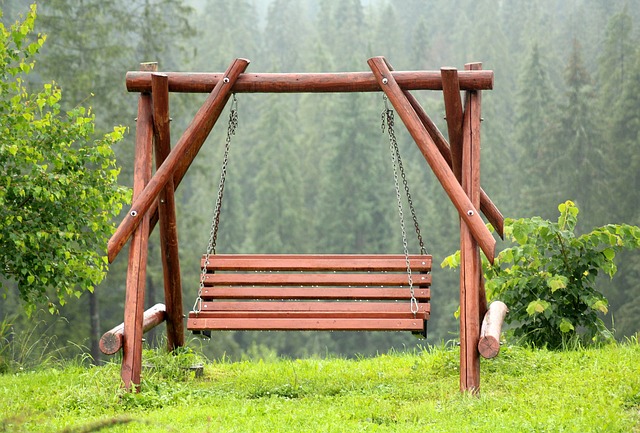 huśtawka ogrodowa